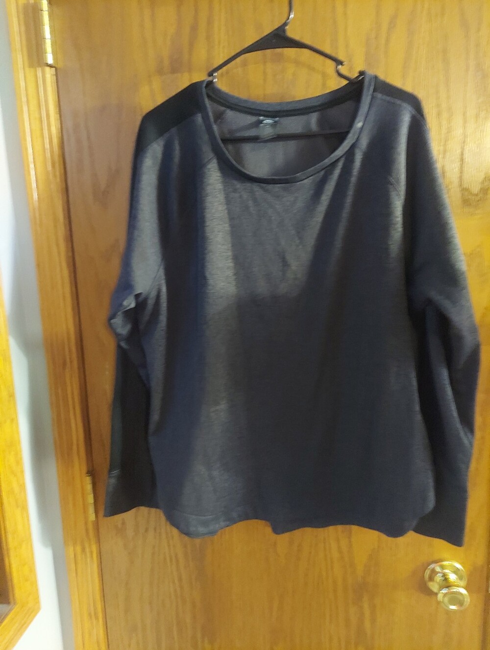 Champion C9 Women XXL Heathered Charcoal Gray Fleece Long Sleeve Top Thumbholes
